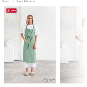 Linen apron